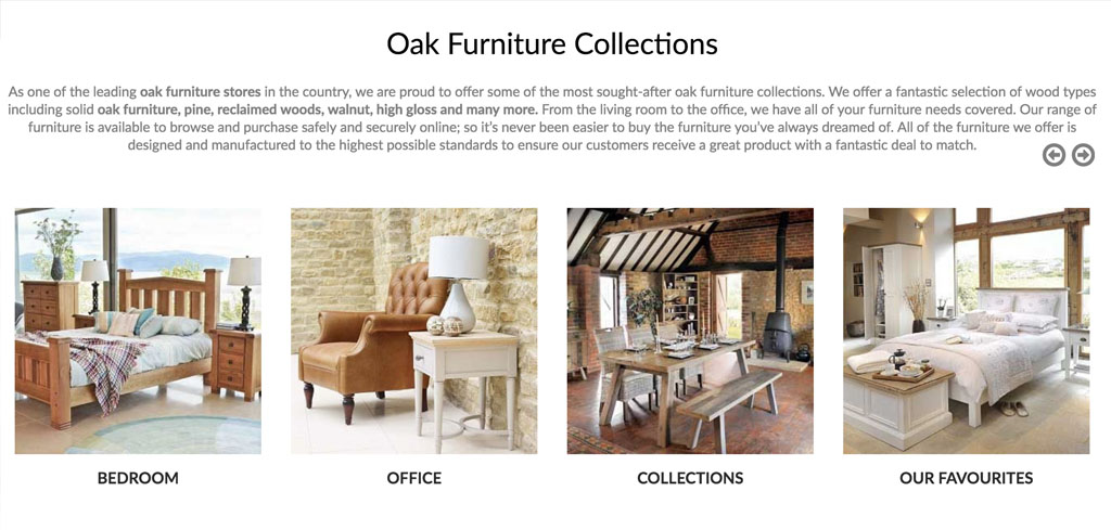 Only Oak Furniture Collections