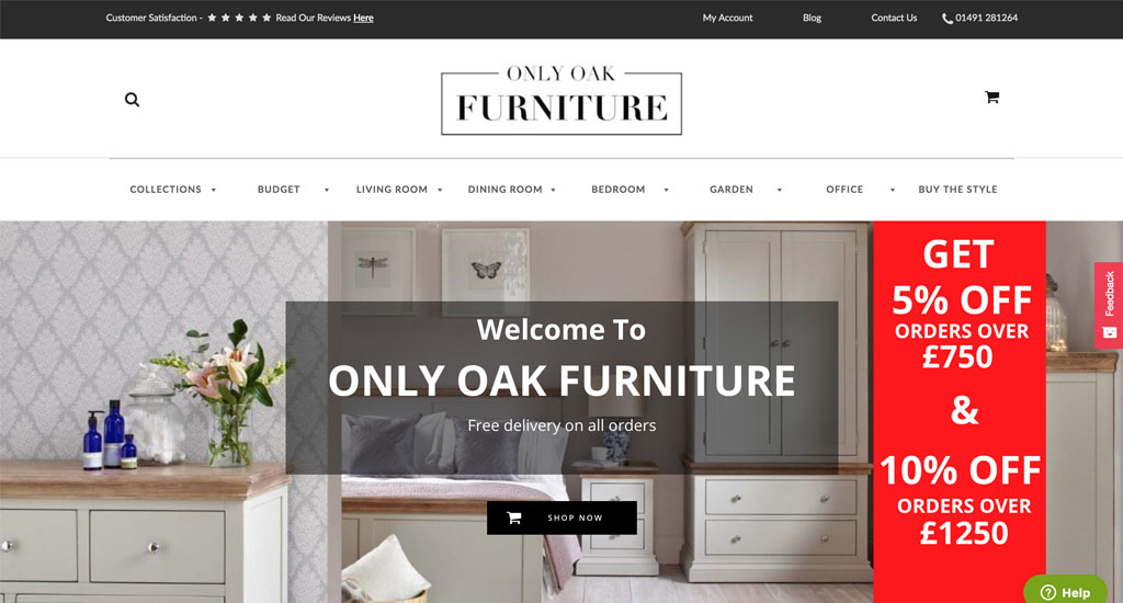 Business Of The Month Only Oak Furniture bizify