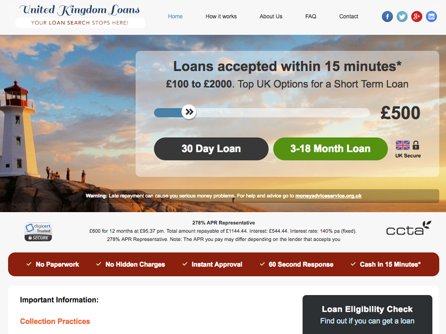 Logo of United Kingdom Loans