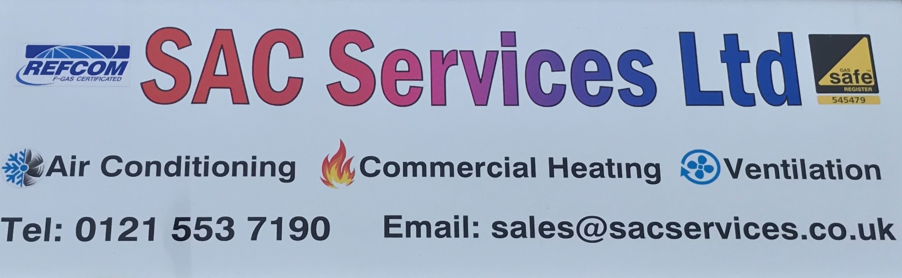 Logo of SAC Services Ltd Air Conditioning And Refrigeration Contractors In West Bromwich, West Midlands Logo of SAC Services Ltd Air Conditioning And Refrigeration Contractors In West Bromwich, West Midlands
