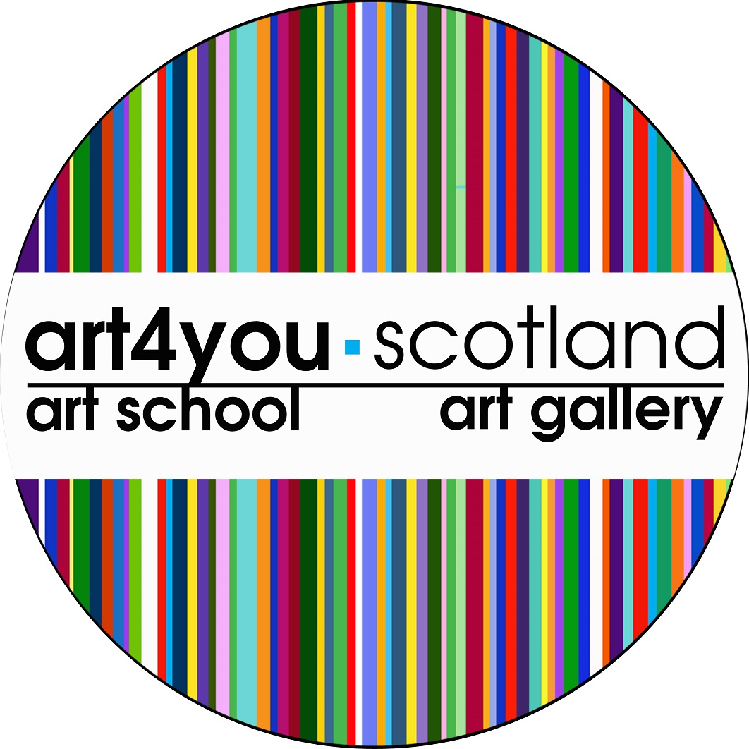 Logo of art4you Scotland - art school art gallery