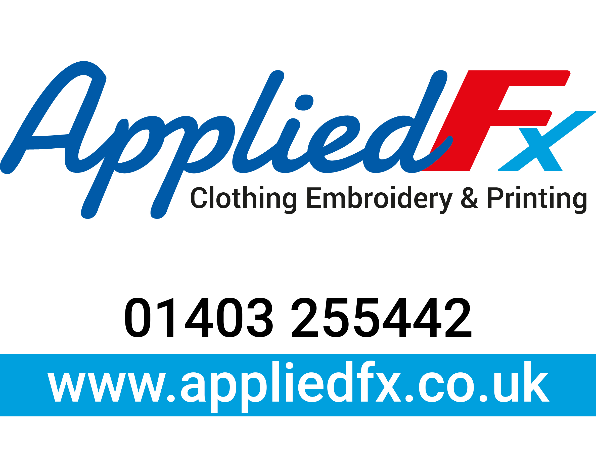 Logo of AppliedFX Printed And Embroidered Workwear In Horsham, West Sussex Logo of AppliedFX Printed And Embroidered Workwear In Horsham, West Sussex