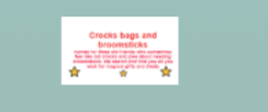 Logo of Crocks Bags and Broomsticks