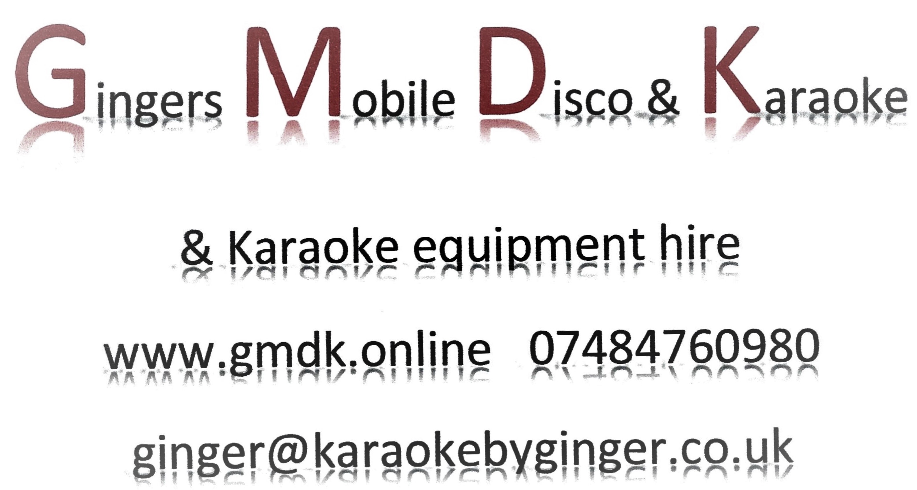 Logo of Gingers Karaoke Equipment Hire Discos - Mobile In Uttoxeter, Staffordshire Logo of Gingers Karaoke Equipment Hire Discos - Mobile In Uttoxeter, Staffordshire