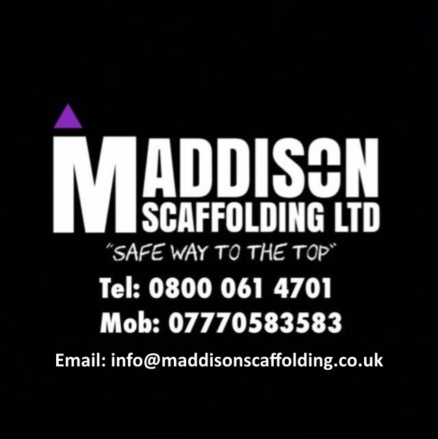 Logo of Maddison Scaffolding Ltd Scaffolding Erectors And Hirers In Epsom, Surrey Logo of Maddison Scaffolding Ltd Scaffolding Erectors And Hirers In Epsom, Surrey