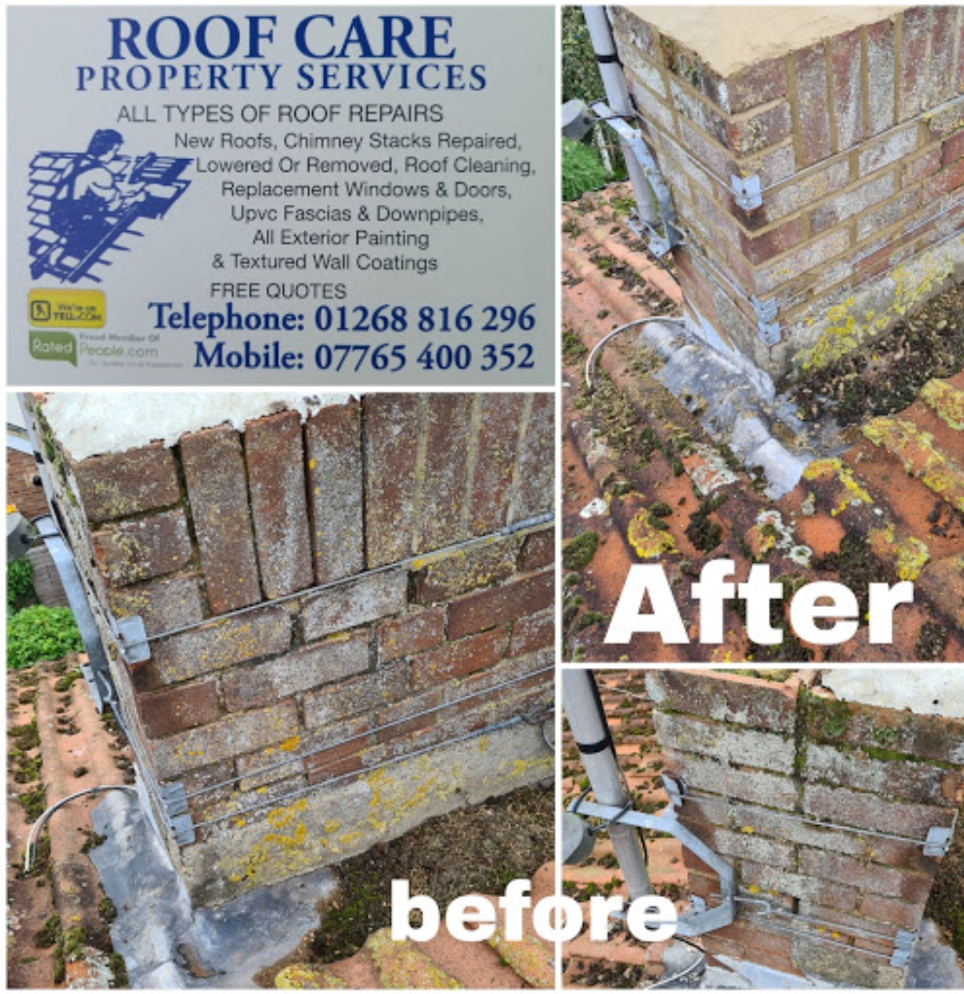 Logo of Roof care property services Roofing Services In Wickford, Essex Logo of Roof care property services Roofing Services In Wickford, Essex