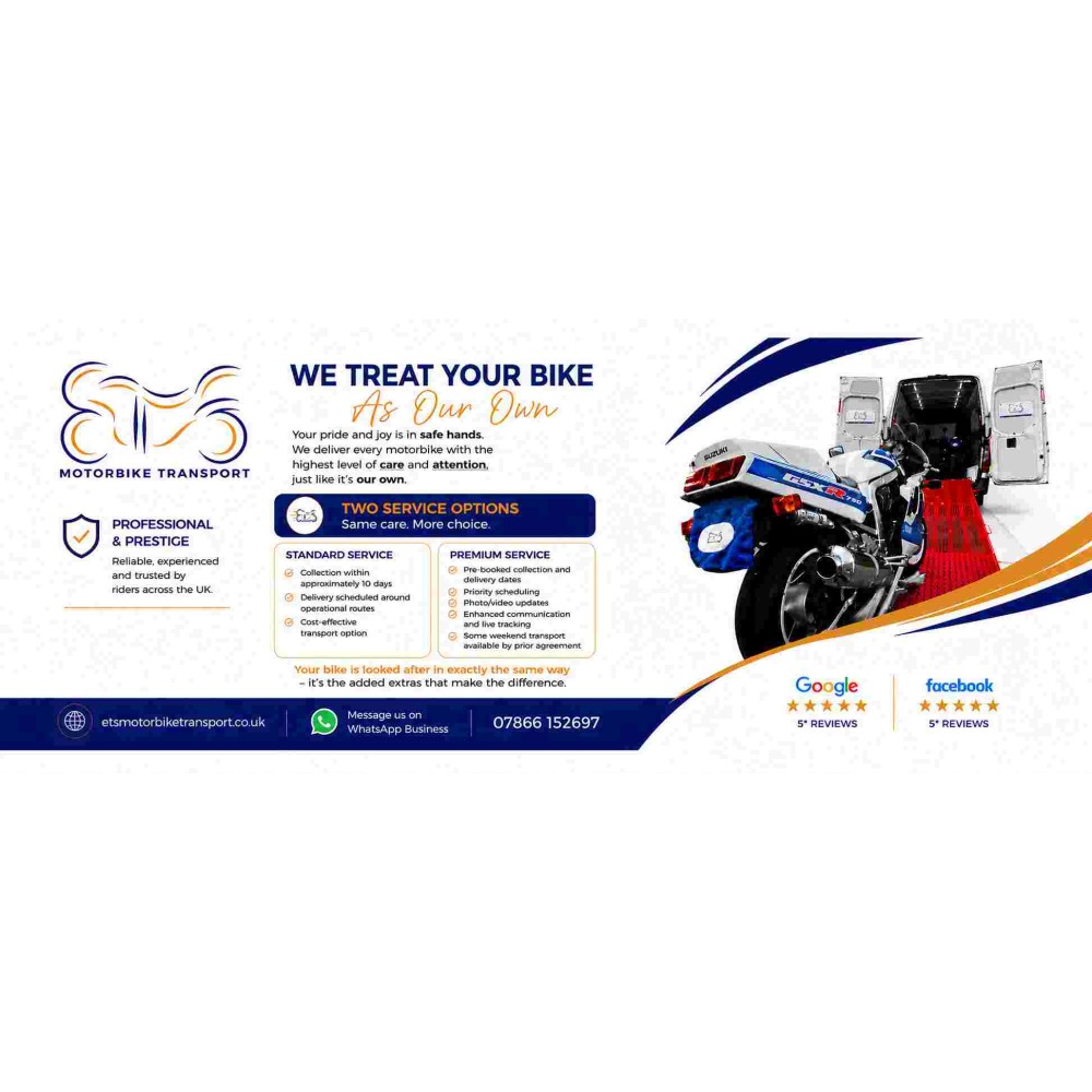 Logo of ETS Motorbike Transport Automotive And Transport In Bury St Edmunds, Suffolk Logo of ETS Motorbike Transport Automotive And Transport In Bury St Edmunds, Suffolk
