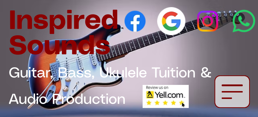 Logo of Inspired Sounds : Guitar, Bass, Ukulele Tuition & Audio Production Music Teachers In Cupar, Fife Logo of Inspired Sounds : Guitar, Bass, Ukulele Tuition & Audio Production Music Teachers In Cupar, Fife