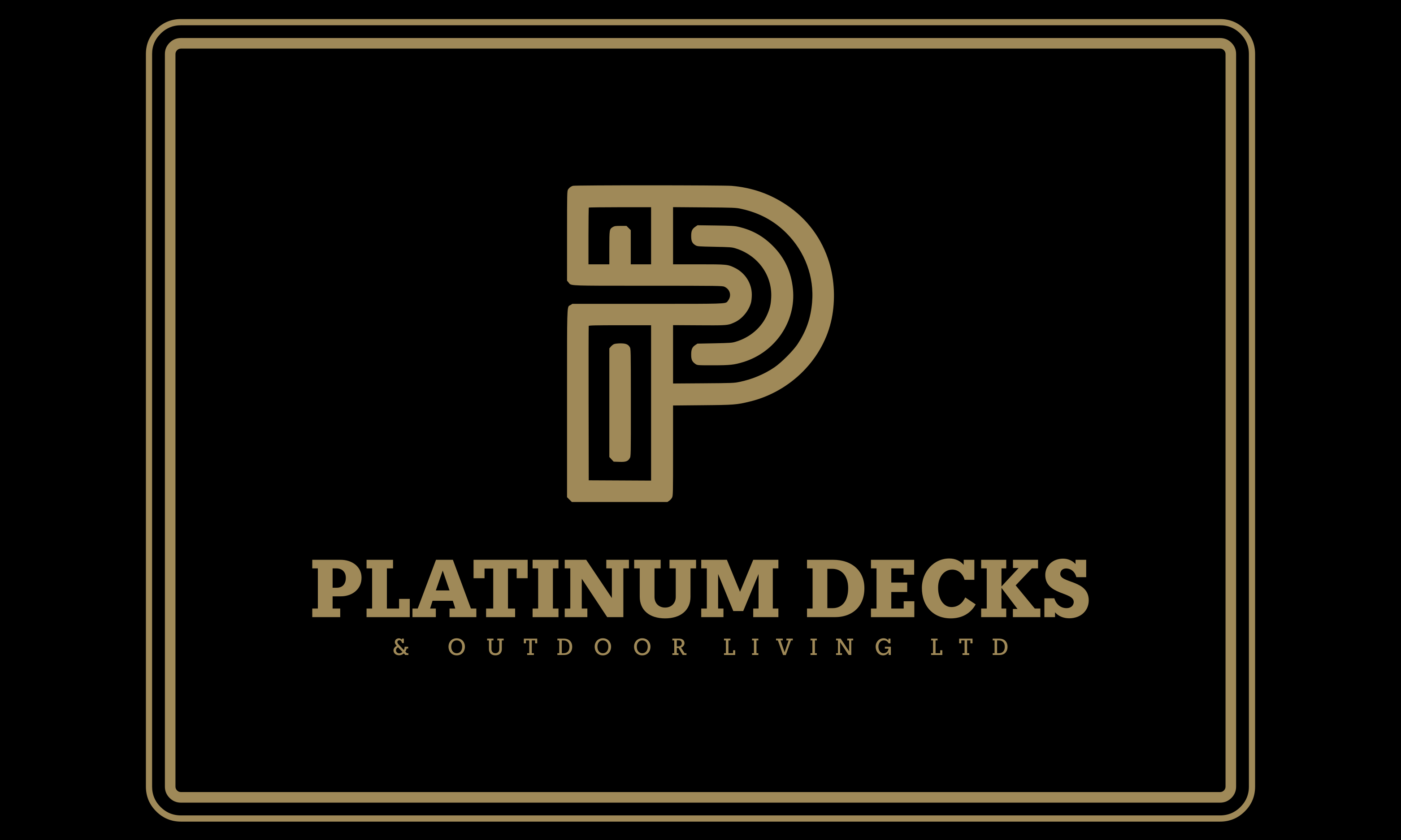 Logo of Platinum Decks Outdoor Living Ltd
