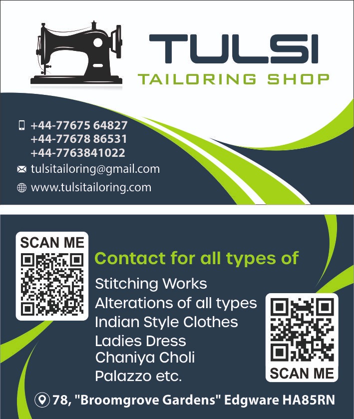 Logo of Tulsi Tailoring Shop limited Tailors In Edgeware, London Logo of Tulsi Tailoring Shop limited Tailors In Edgeware, London