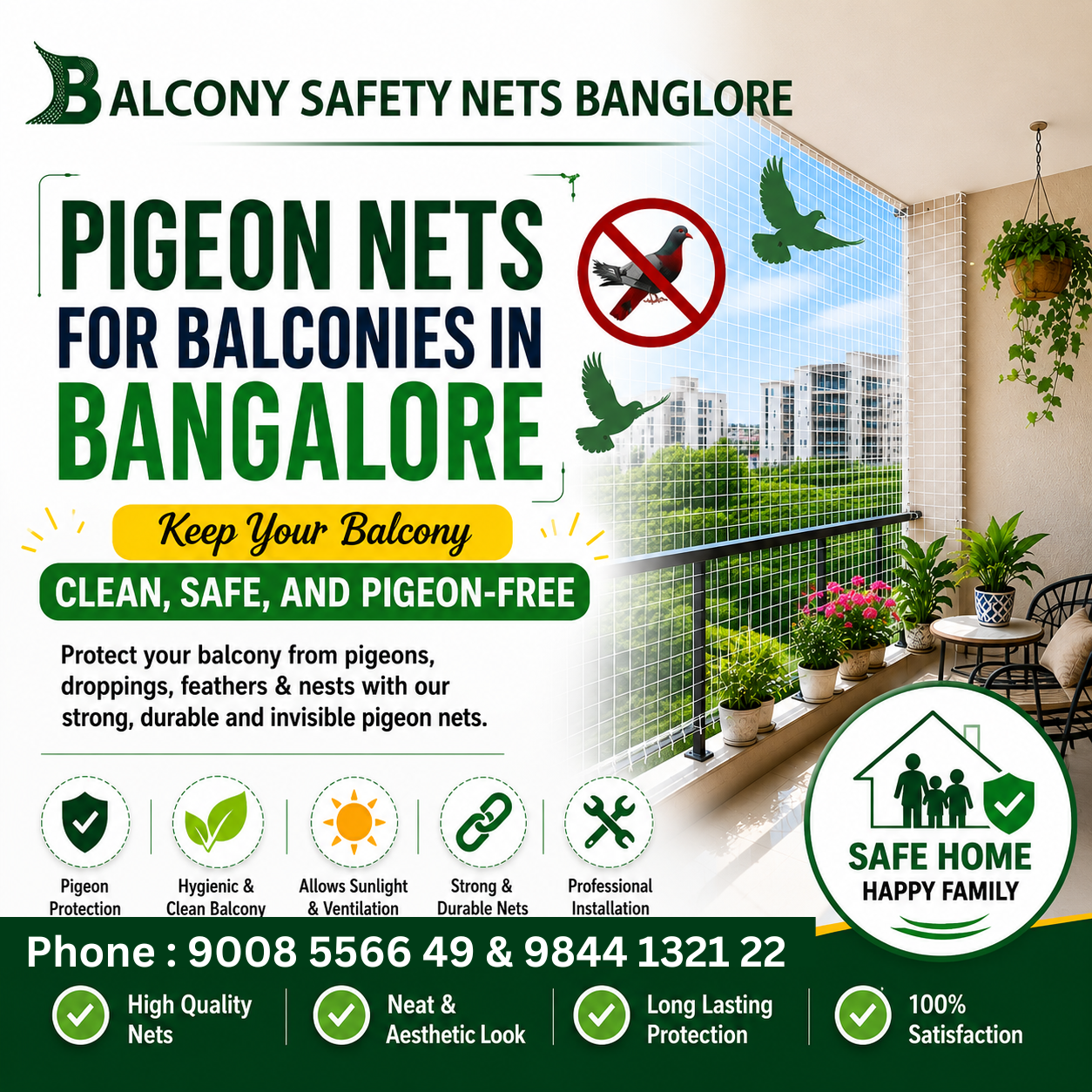 Logo of Pigeon Nets for Balconies in Bangalore Health And Safety Products In Karnataka, Ingatestone Logo of Pigeon Nets for Balconies in Bangalore Health And Safety Products In Karnataka, Ingatestone
