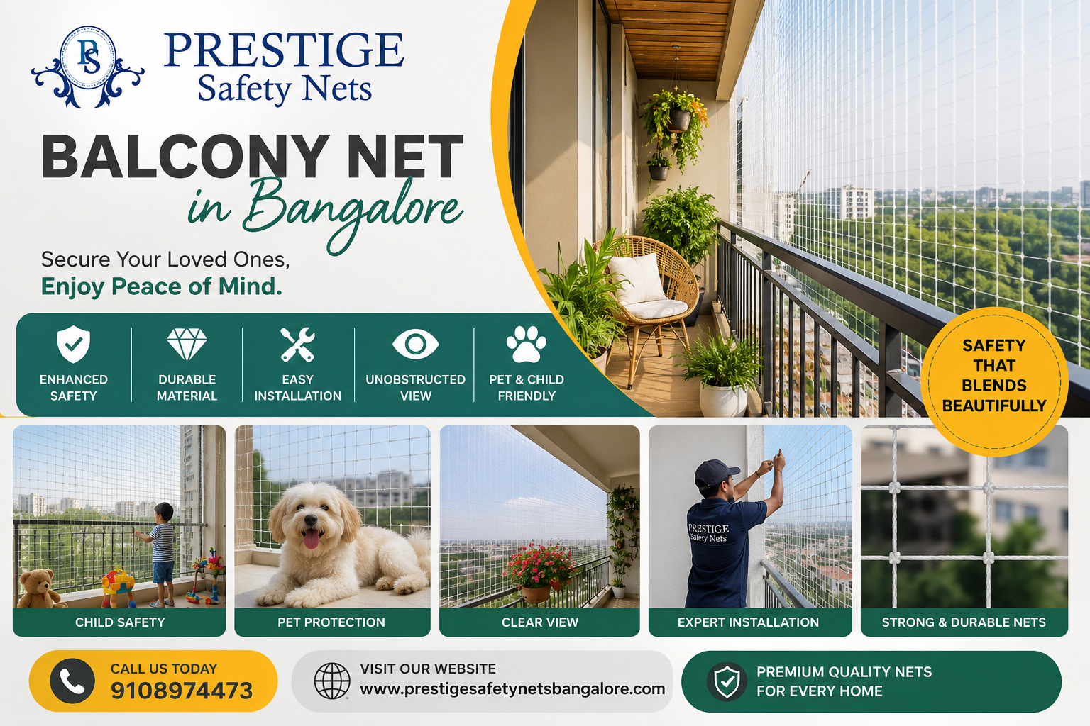 Logo of Balcony Net In Bangalore