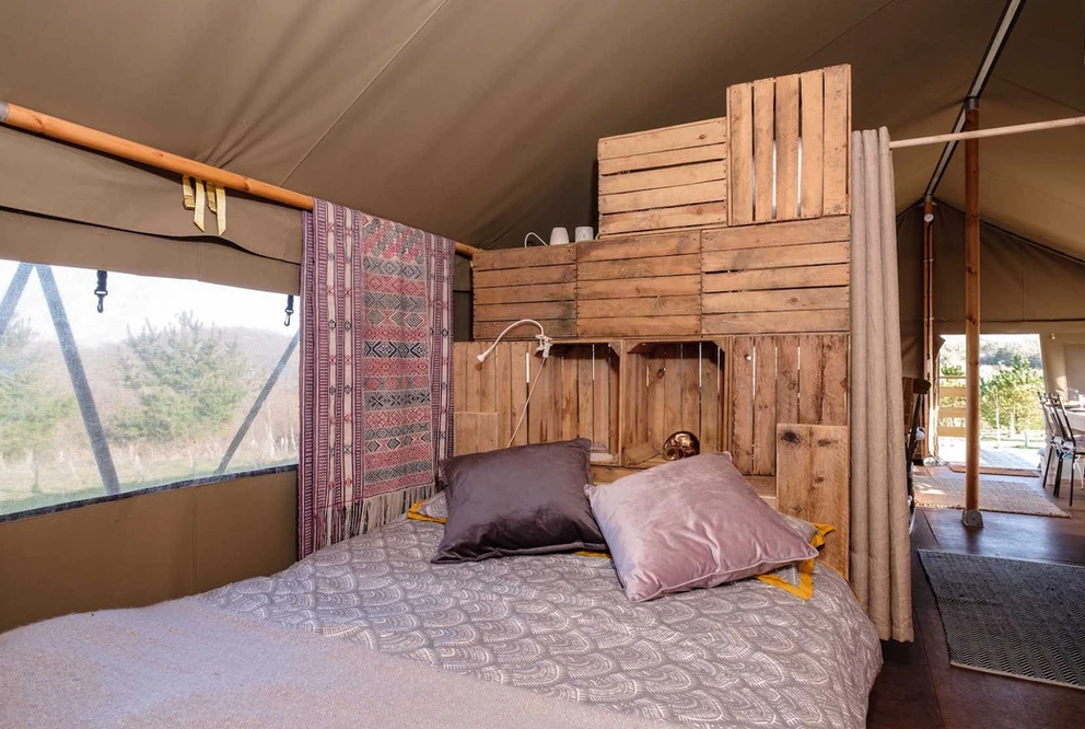 Wrinklers Wood Glamping Camping Sites in St Agnes, Cornwall