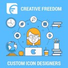Logo of Creative Freedom Ltd Design Consultants In Huntingdon, Cambridgeshire