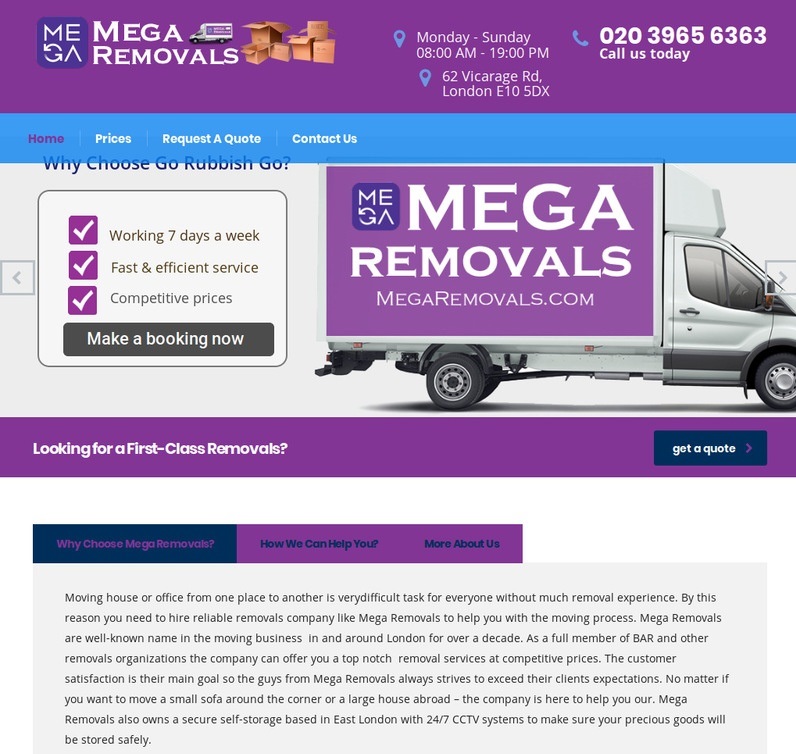 Logo of Mega Removals Household Removals And Storage In London