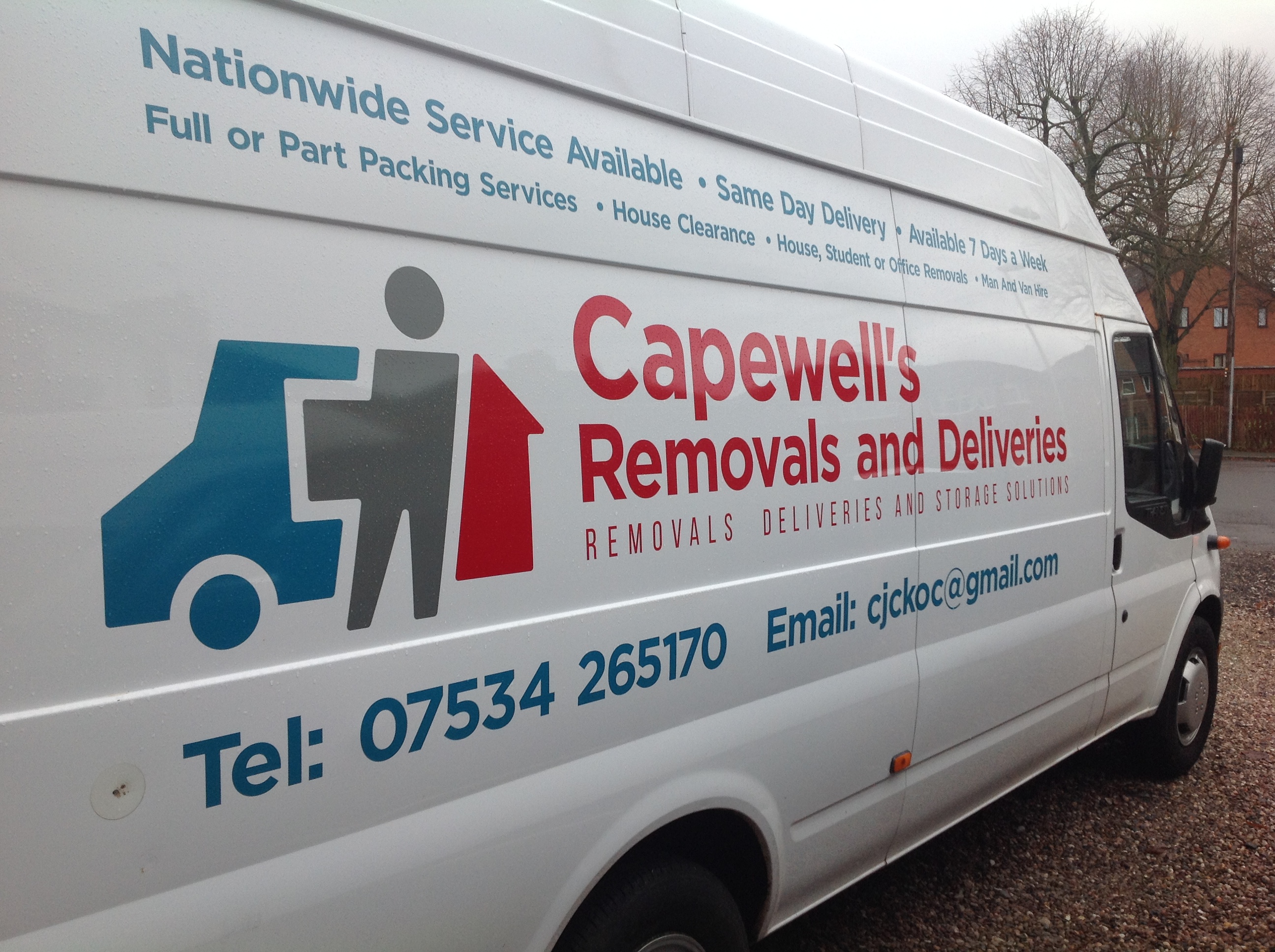 Logo of Capewells Removals and Deliveries Household Removals And Storage In Dudley, West Midlands