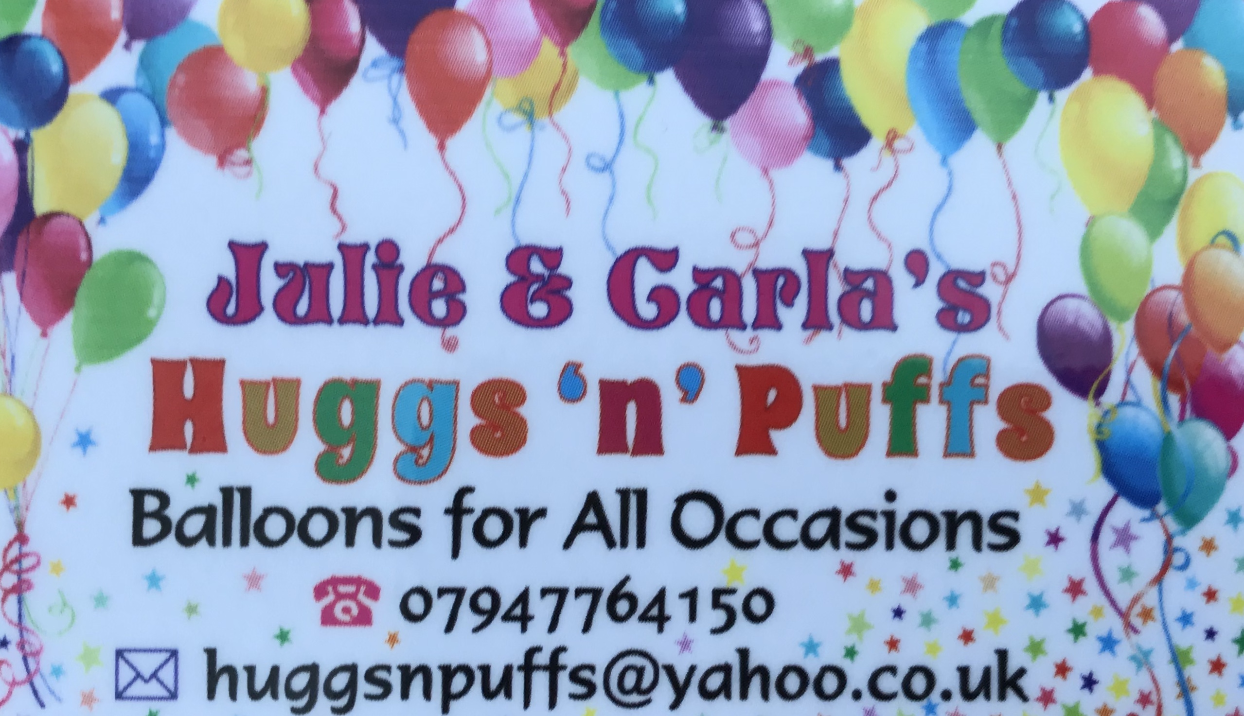 Logo of Huggs n Puffs Balloons