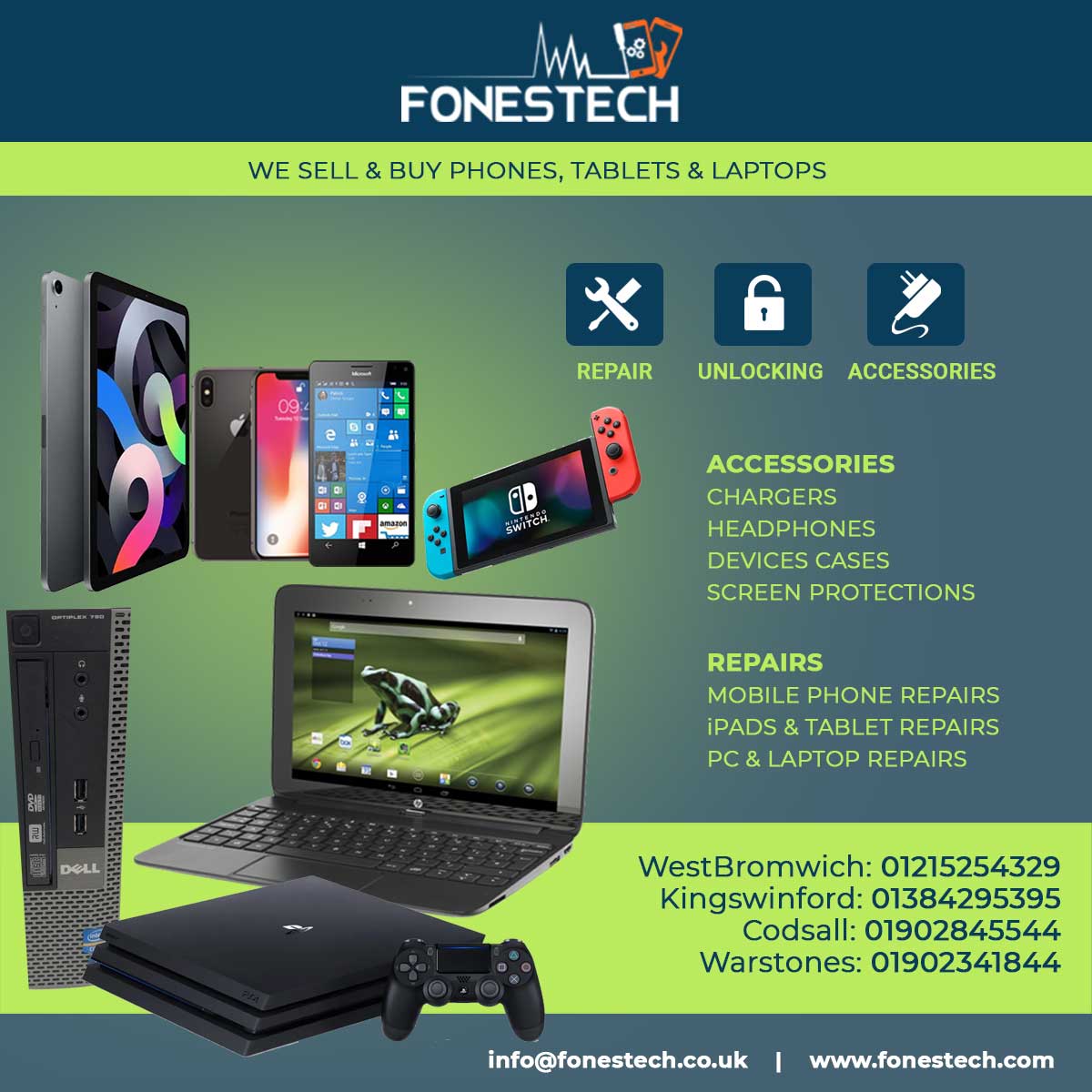 Logo of FonesTech Codsall