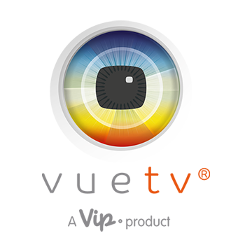 Logo of VueTV Video Brochures & Video in Print Advertising And Marketing In Wellingborough, Northamptonshire