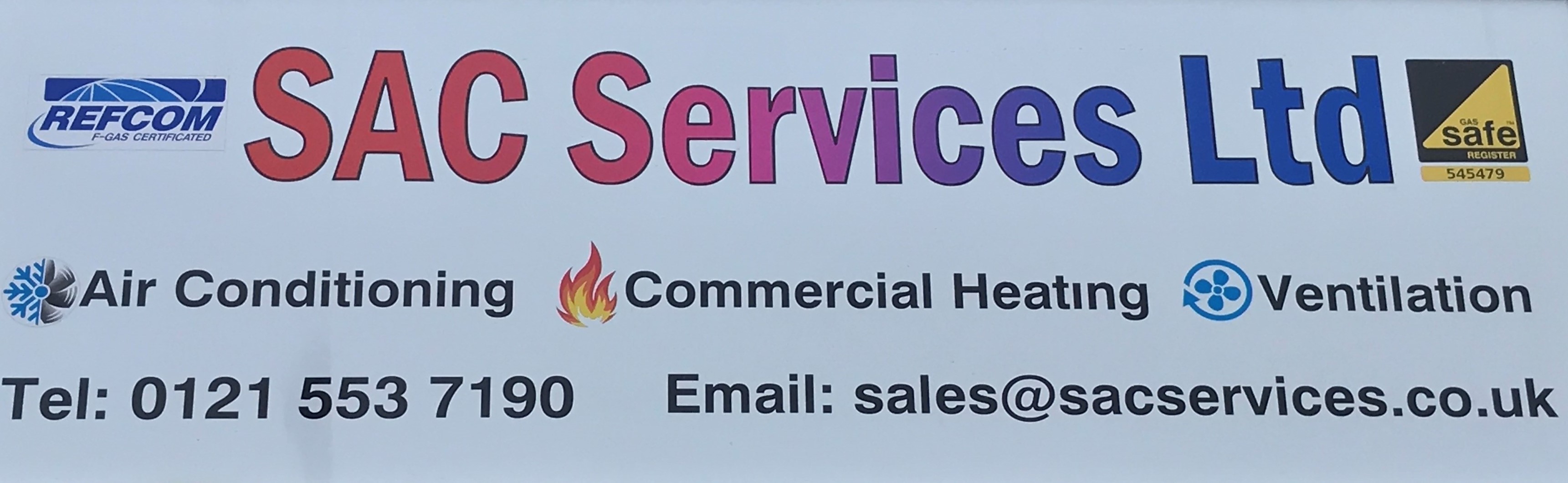 Logo of SAC Services Ltd Air Conditioning And Refrigeration Contractors In West Bromwich, West Midlands