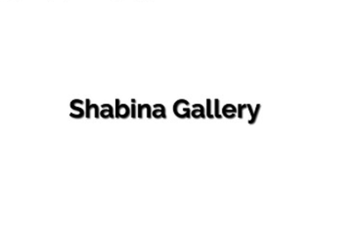 Logo of Shabina Gallery