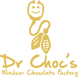 Logo of Dr Chocs Windsor Chocolate Factory