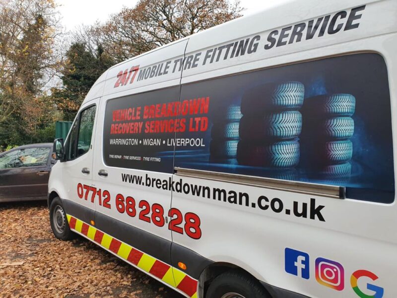 Logo of Breakdown Man Mobile Tyres Auto Parts Retail In Wigan, Greater Manchester