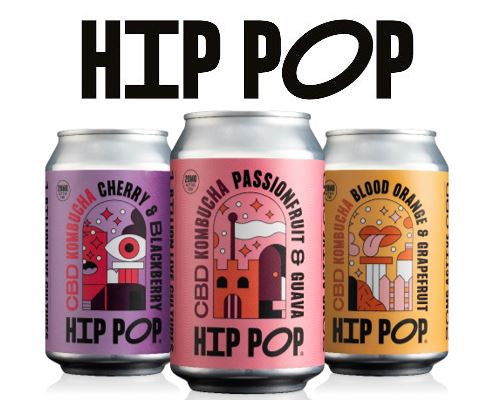 Logo of Hip Pop CBD Kombucha