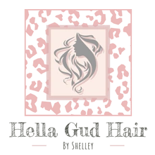 Logo of Hella Gud Hair by Shelley