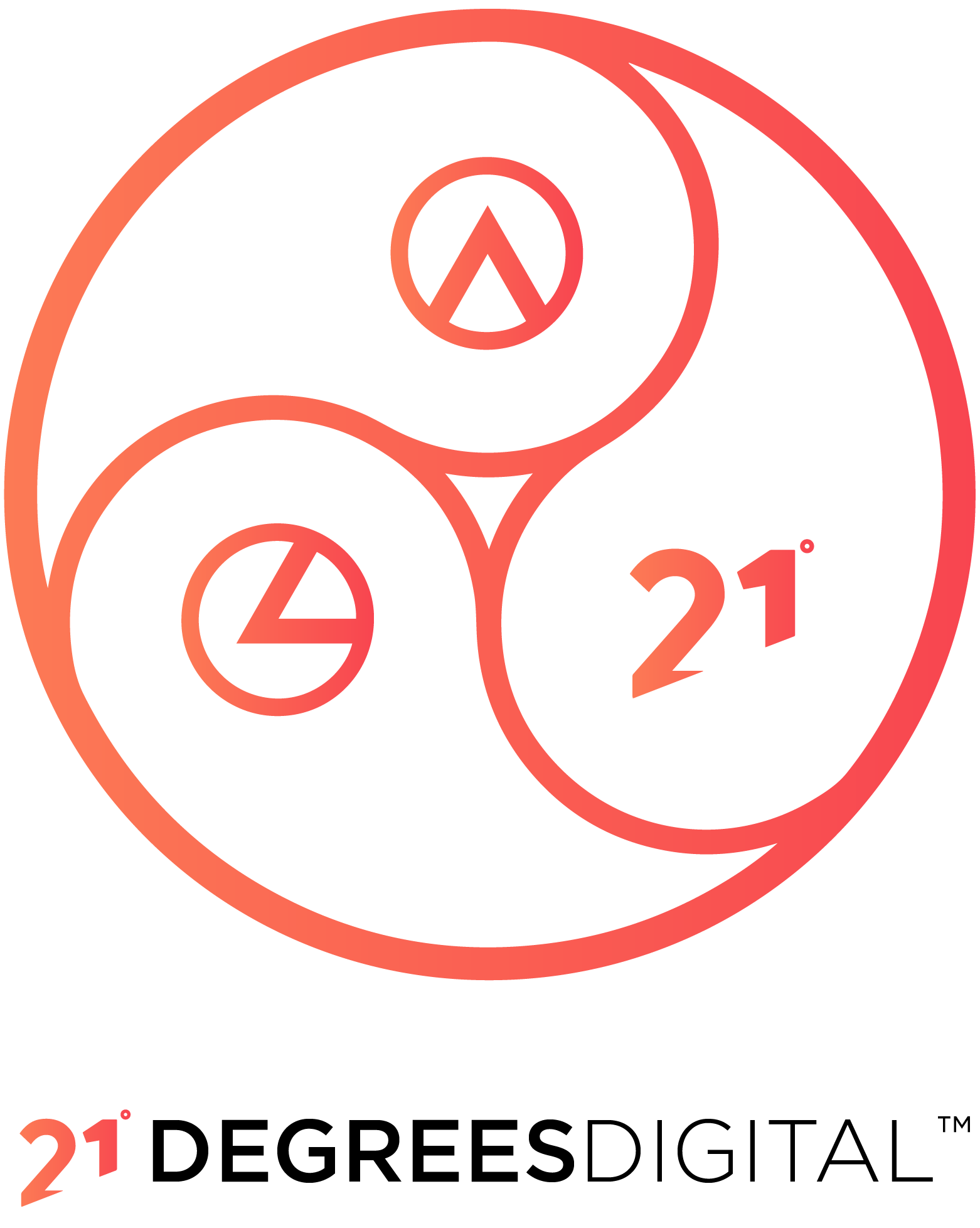 Logo of 21 Degrees Digital