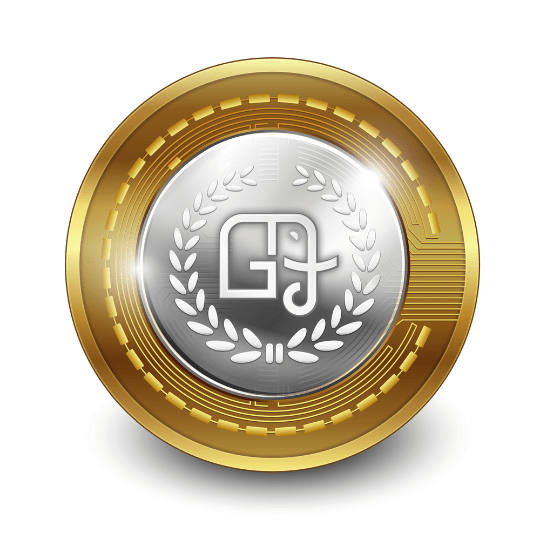 Logo of GAJ Coin Cryptocurrency