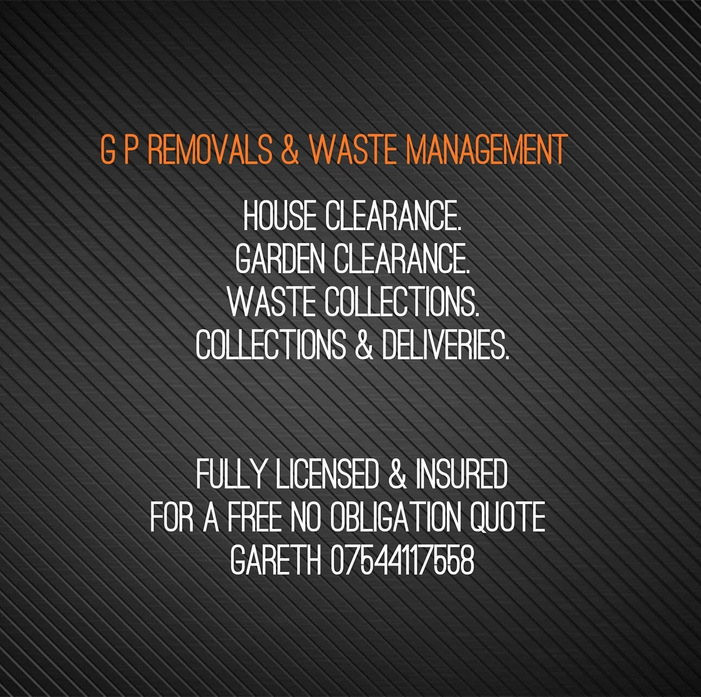 Logo of G P Removals & Waste Management Solid Waste Services And Recycling In Swadlincote, Derbyshire