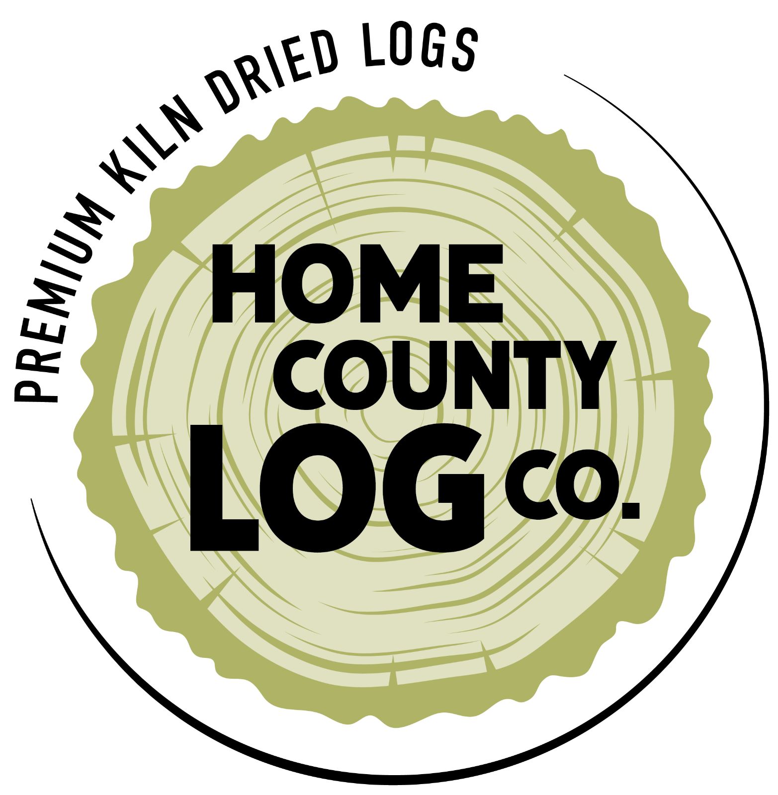 Logo of Home County Log Co. Logs Firewood And Peat Fuel In Woking, Surrey